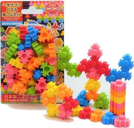 Iwako Hexagon Eraser Card-10