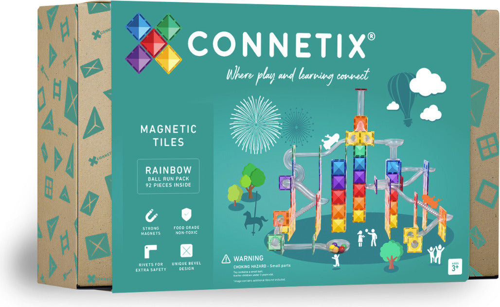 Connetix Rainbow Ball Run (92 Pc)