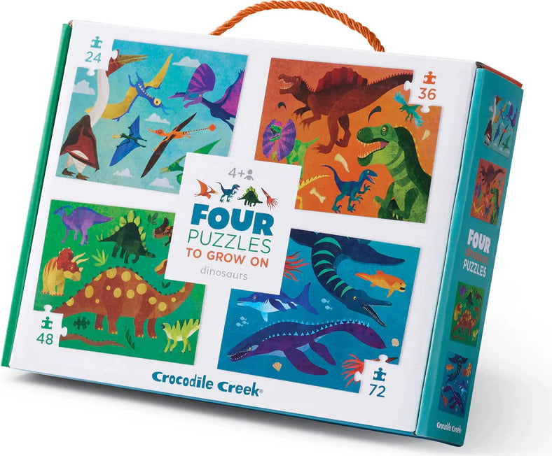 Four Puzzles - Dinosaurs