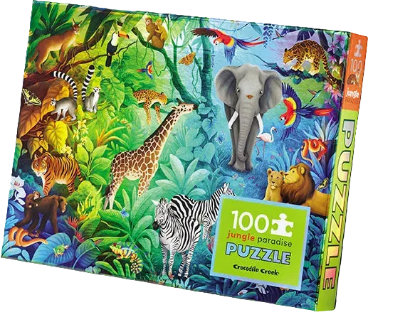 100pc Holographic Puzzle/Jungle Paradise