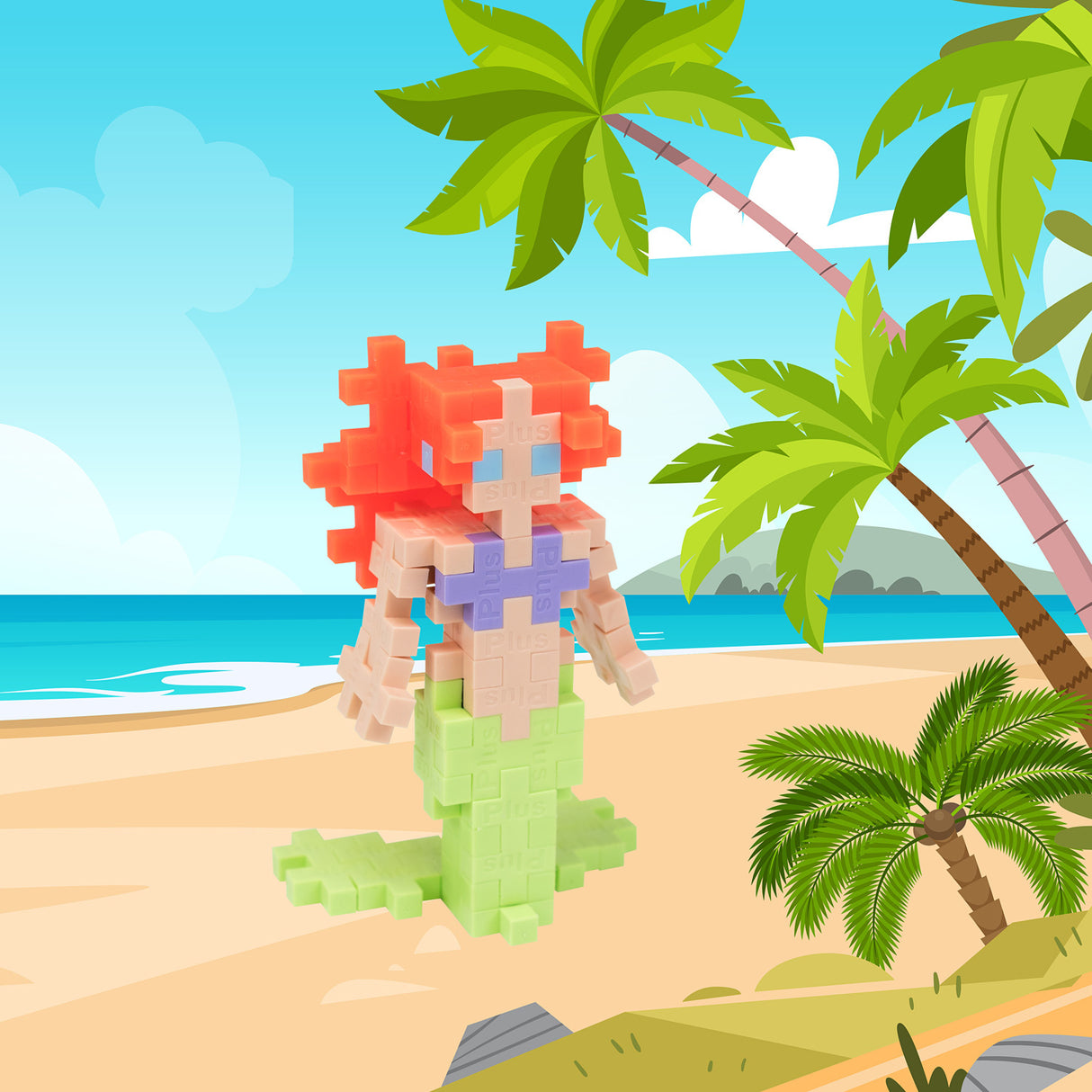 Plus-Plus Tube - Mermaid