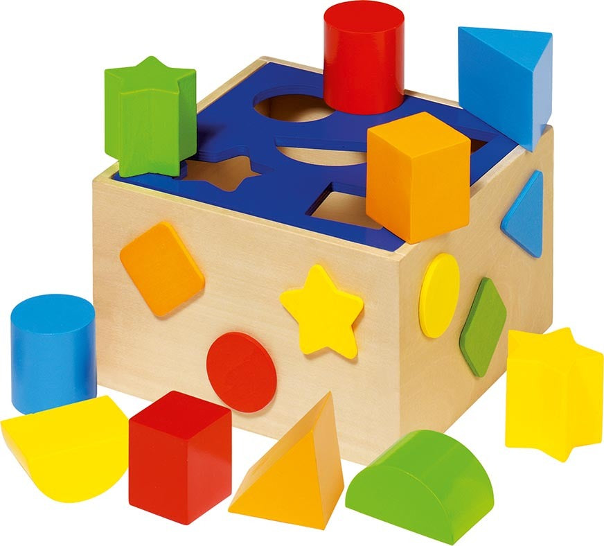 Wooden Sort Box - 10 Blocks