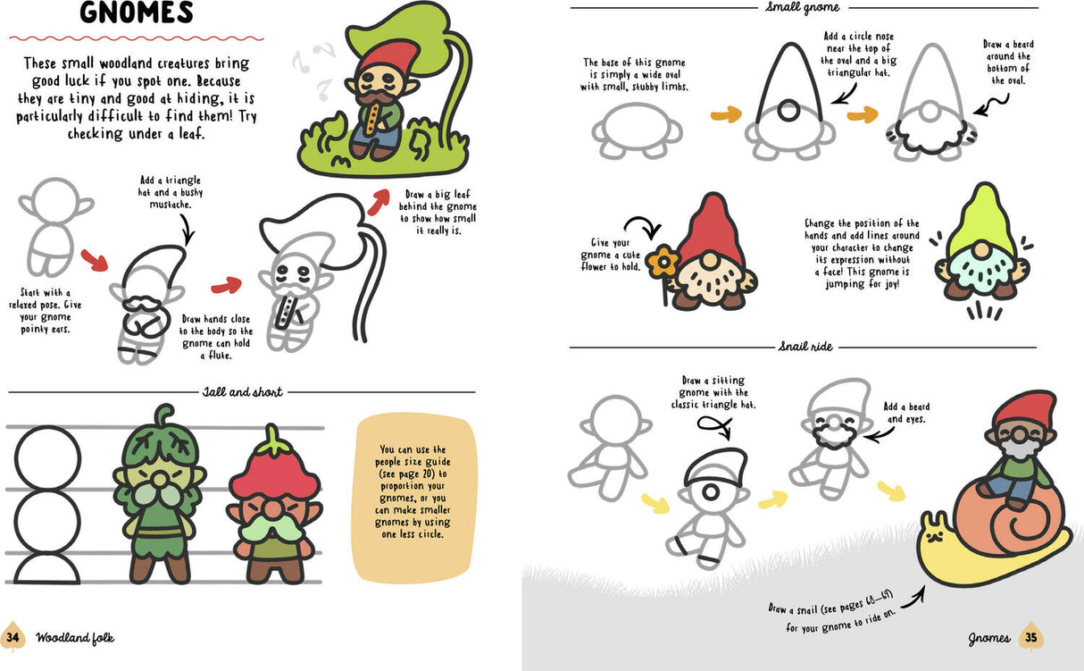 How to Draw Cute Woodland Friends