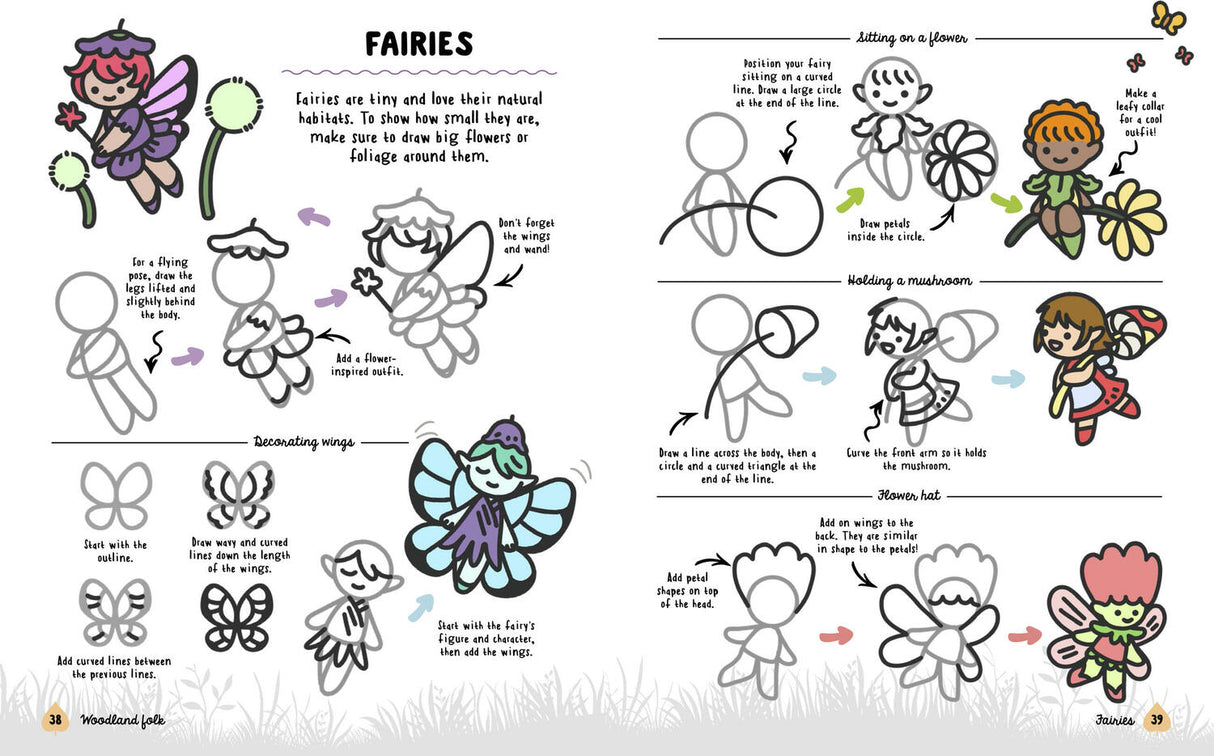 How to Draw Cute Woodland Friends