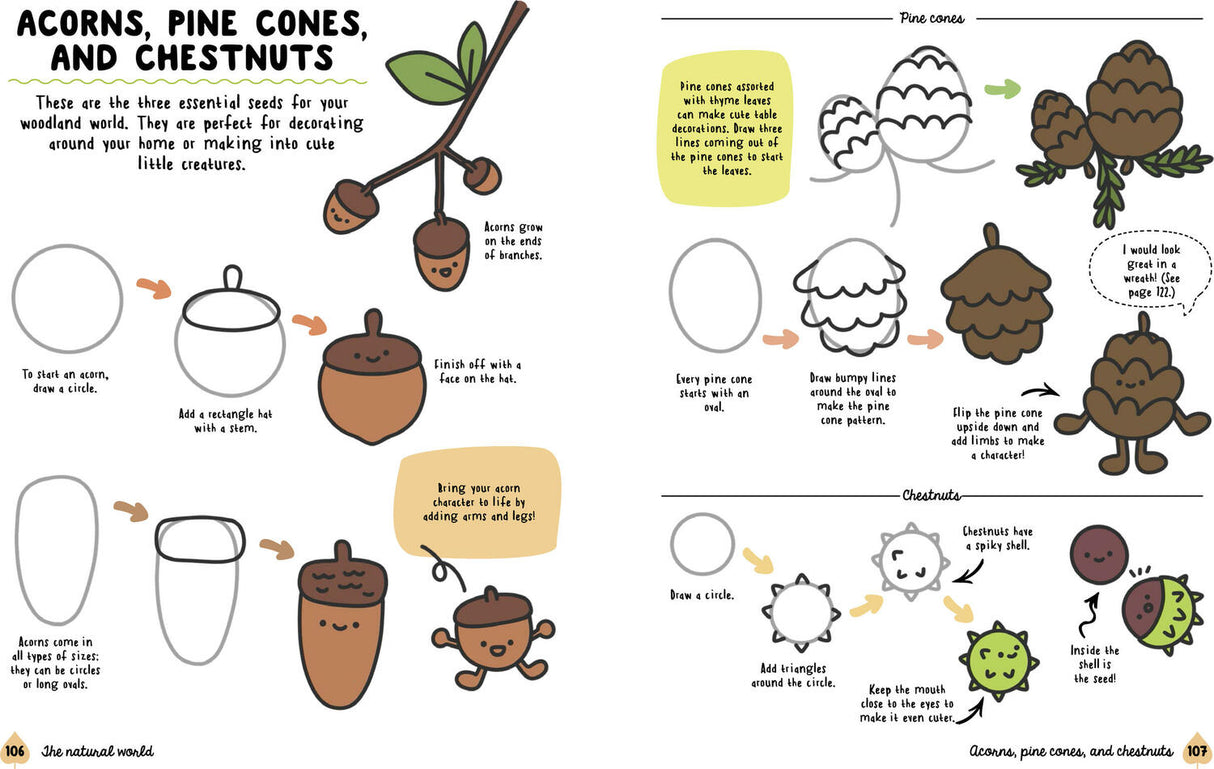 How to Draw Cute Woodland Friends