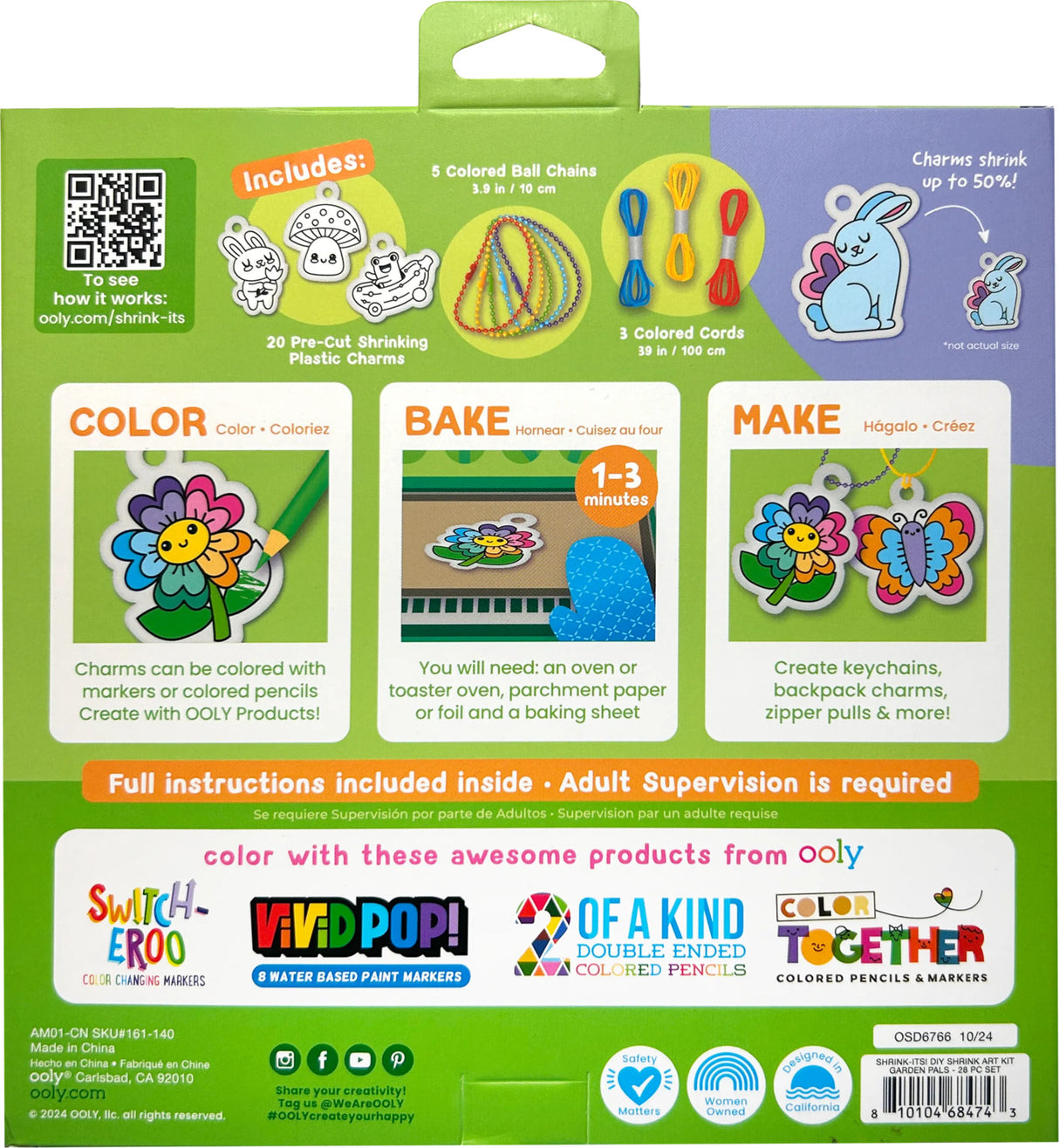 Shrink-its! DIY Shrink Art Kit - Garden Pals