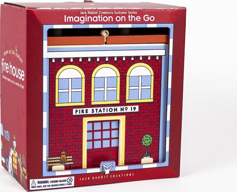 Suitcase Series Play Set: Fire House