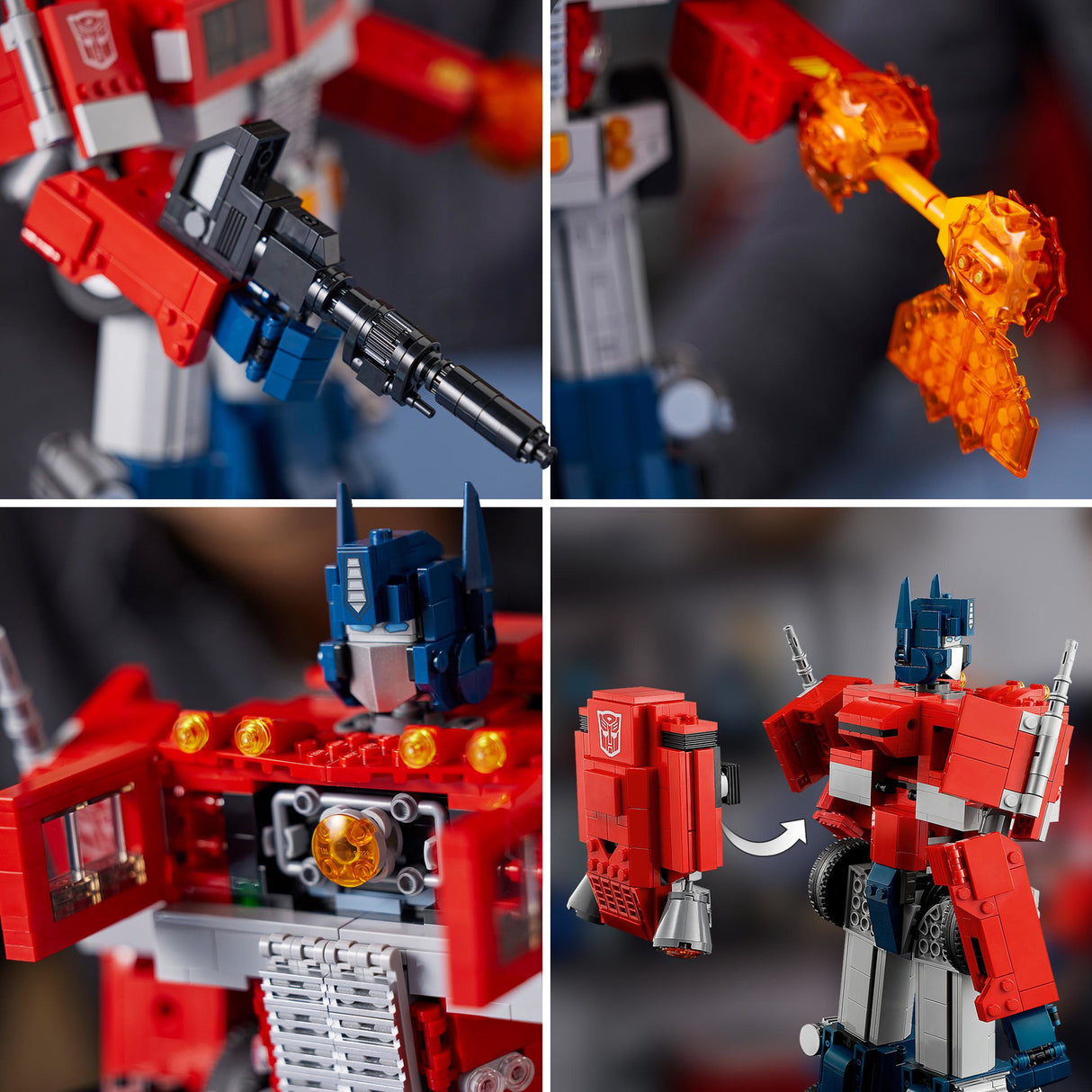 LEGO® Icons Optimus Prime Transformers Set