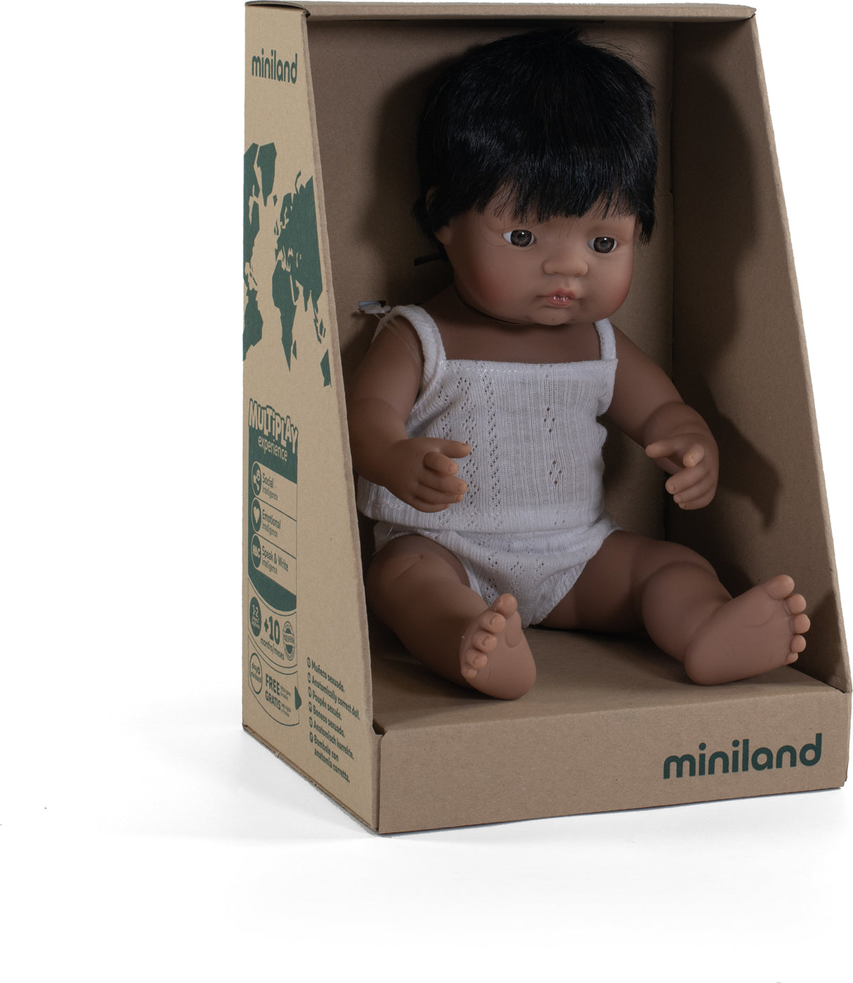 Baby Doll Hispanic Boy (38 cm, 15")