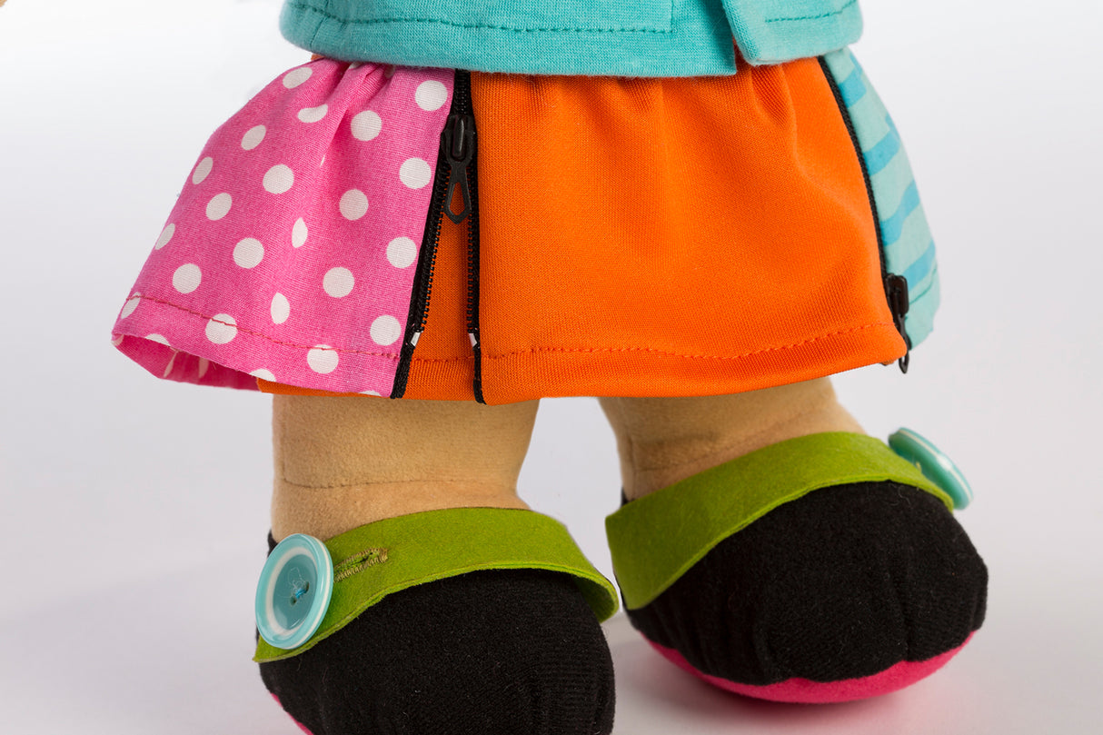Washable Fastening Doll: Asian Girl
