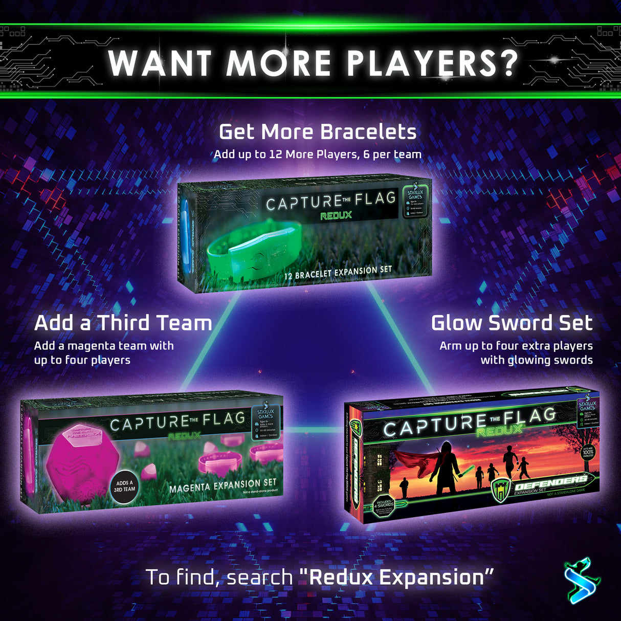 Capture the Flag REDUX - The Classic Game now Glows!