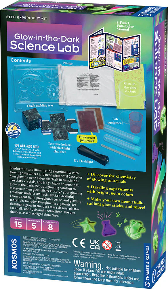 Glow-in-the-dark Science Lab