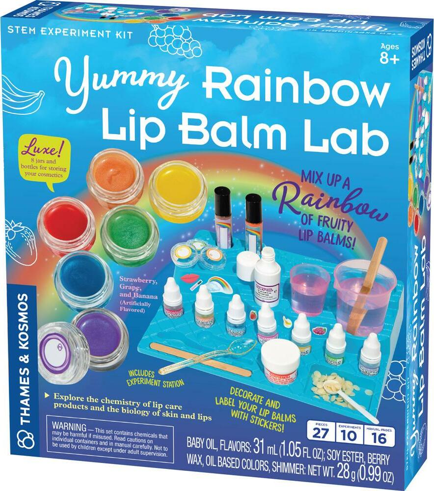Yummy Rainbow Lip Balm Lab – DIY Science Craft Kit