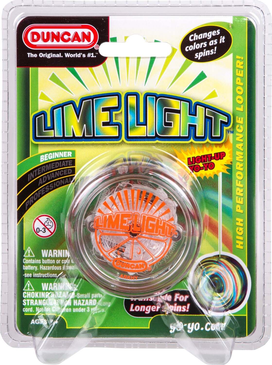 Duncan Lime Light Light-Up Yo-Yo (assorted)