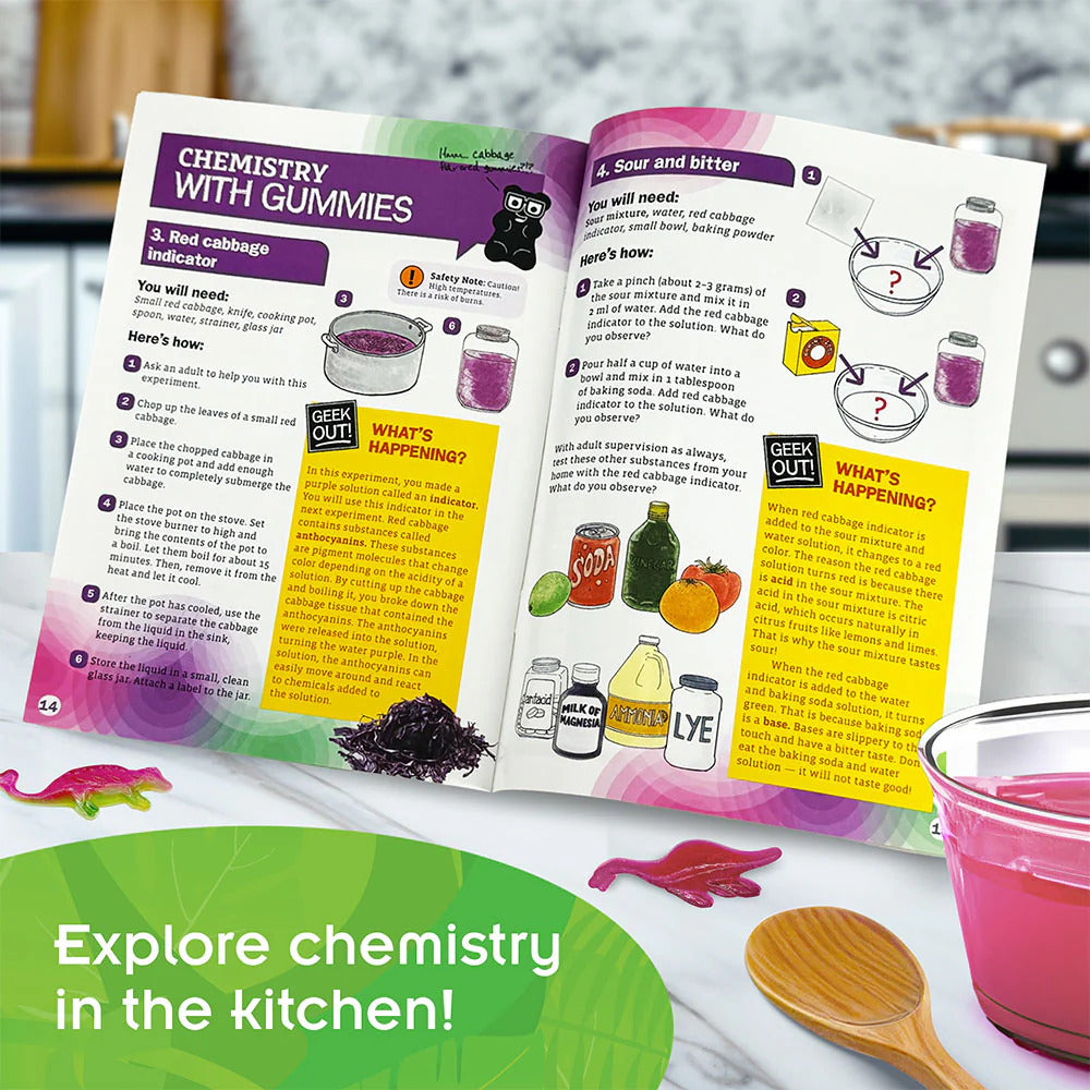 Dinosaur Gummy Candy Lab: Edible Science Experiment Kit