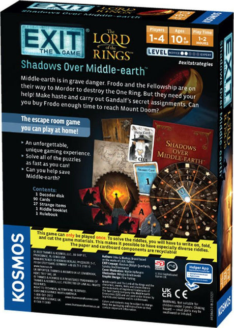 EXIT: The Lord of the Rings: Shadows Over Middle-earth
