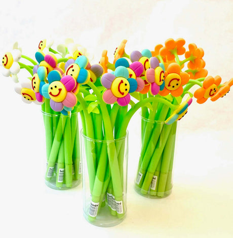 Smile Flower Wiggle Gel Pen
