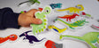 Bath Stickers with Header – Dinosaurs