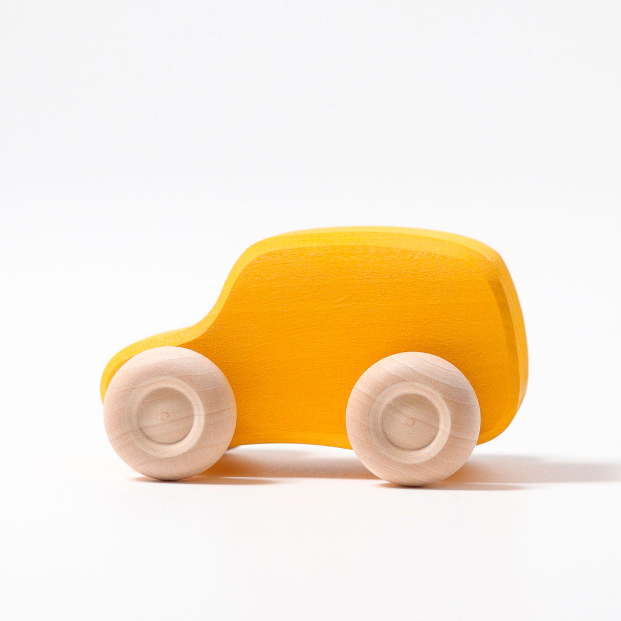 Six Colored Wooden Cars