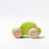 Six Colored Wooden Cars