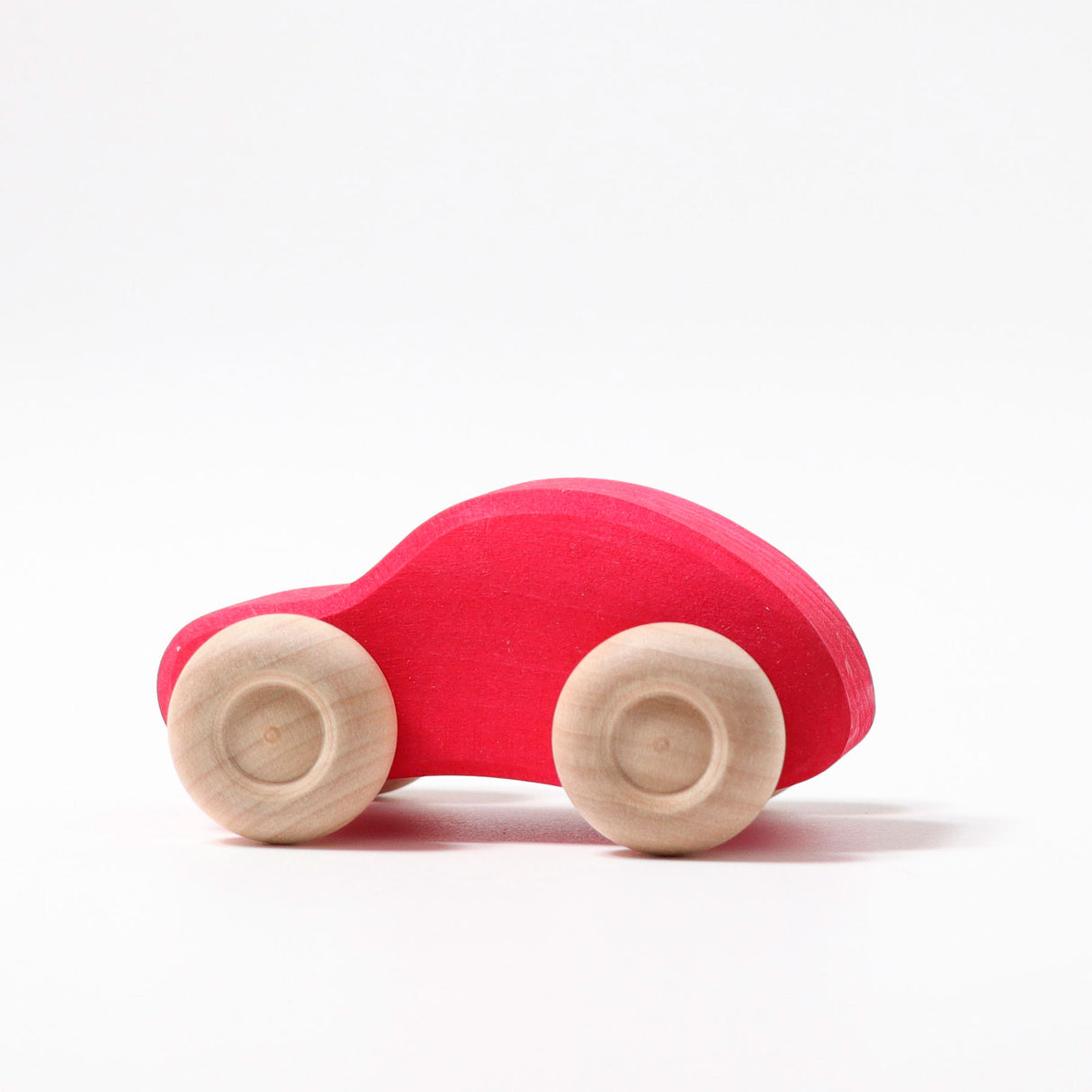 Six Colored Wooden Cars