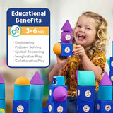 Blockaroo Magnetic Foam Blocks-Castle