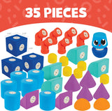 Blockaroo Magnetic Foam Blocks-Castle