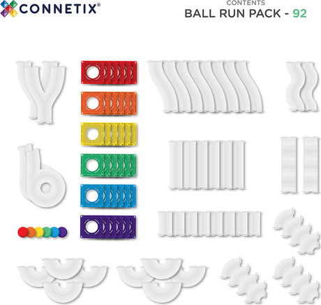 Connetix Rainbow Ball Run (92 Pc)