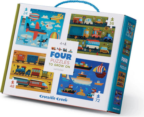 Four Puzzles - Vehicles