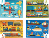 Four Puzzles - Vehicles