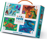 Four Puzzles - Dinosaurs