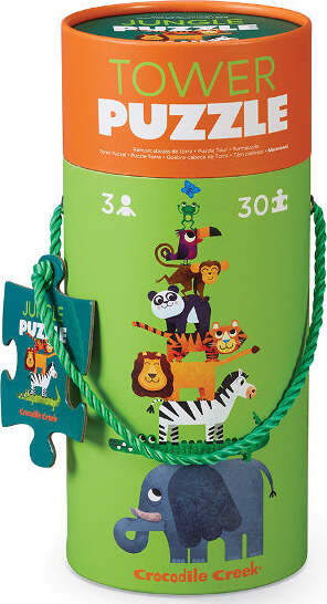 30-Piece Tower Puzzle - Jungle