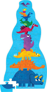 30-Piece Tower Puzzle - Dinosaur
