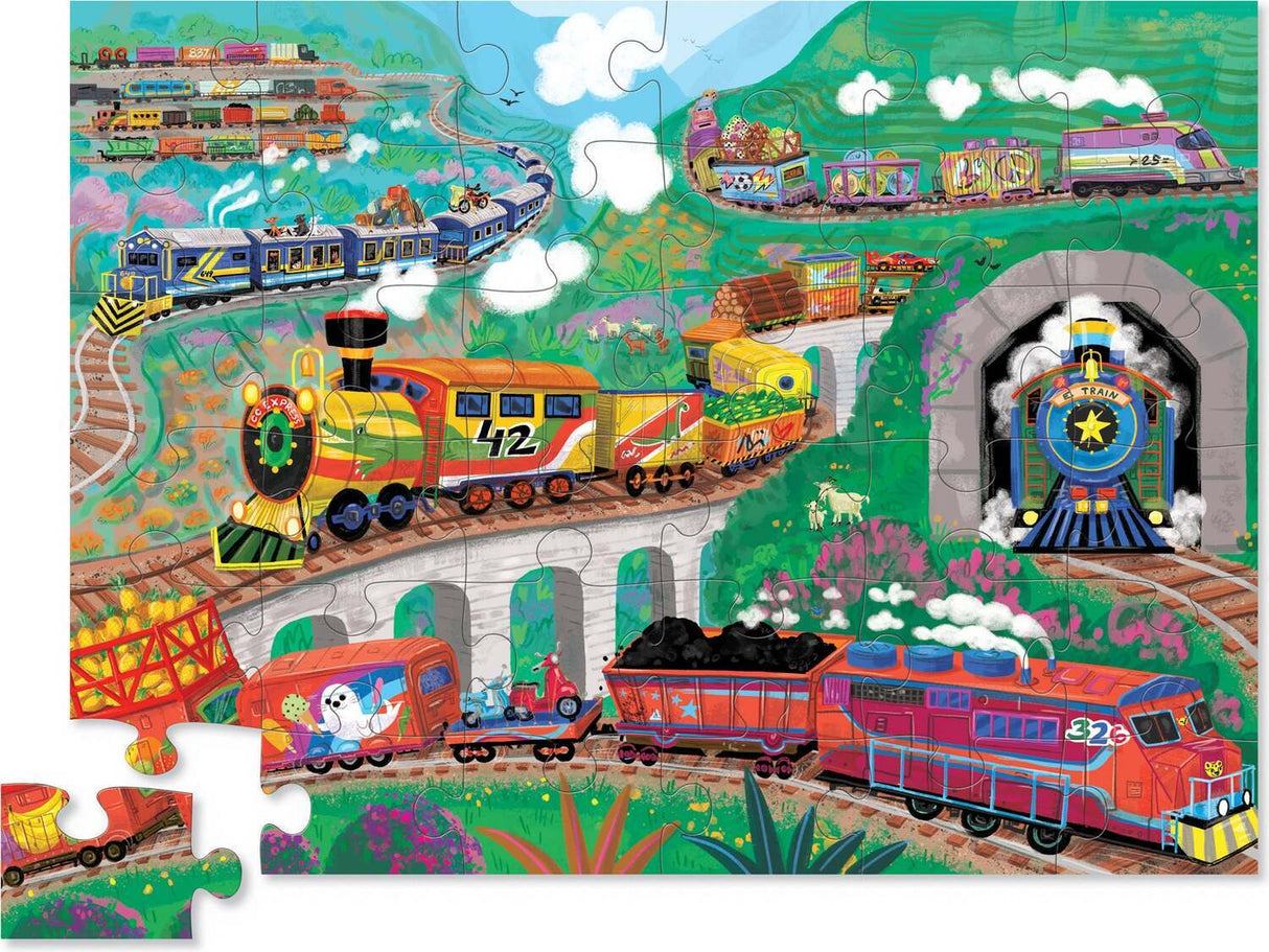 36-Pc Puzzle - All Aboard (Foil Stamped)