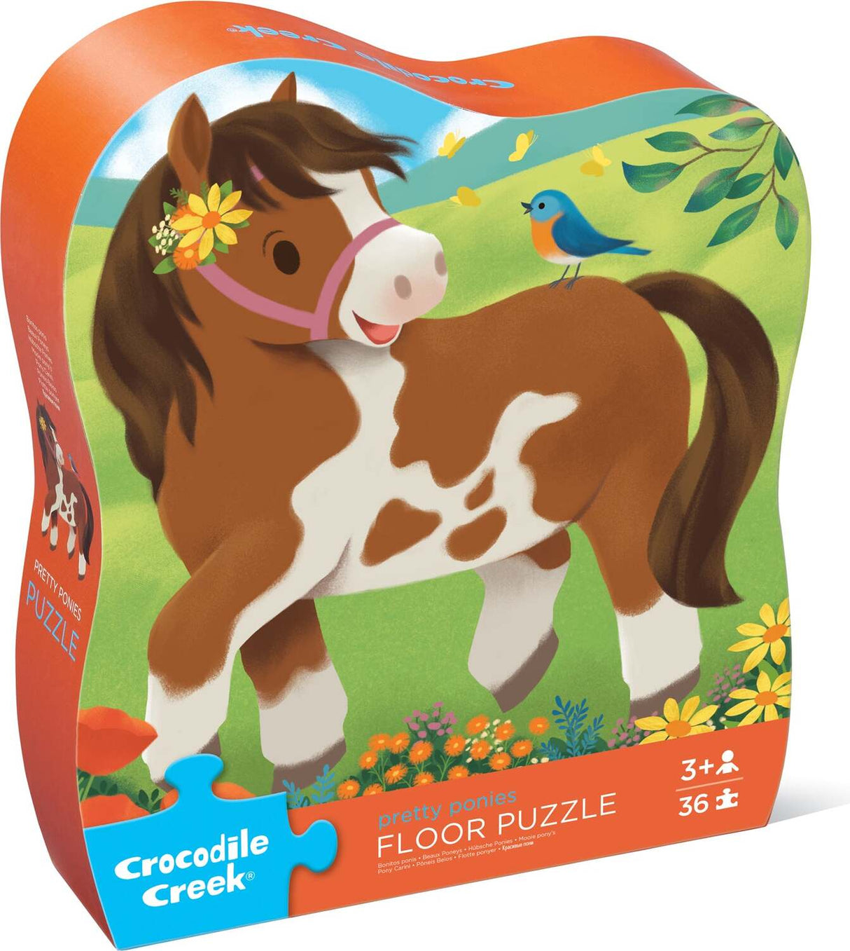 36-pc Shaped Box Puzzle - Pretty Ponies