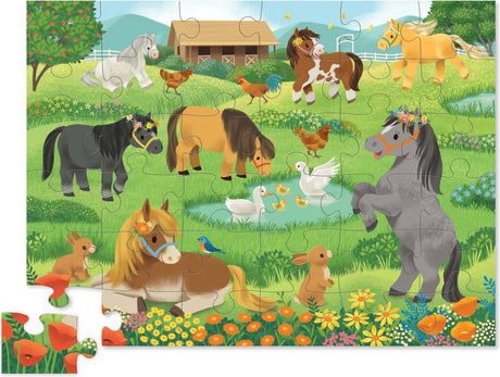36-pc Shaped Box Puzzle - Pretty Ponies
