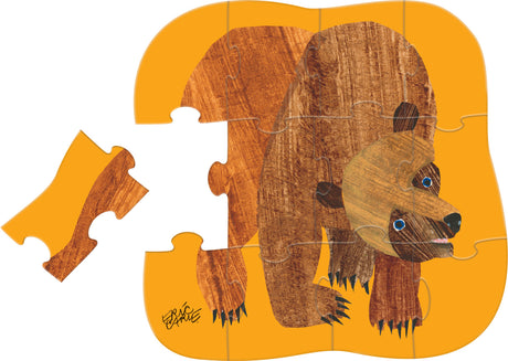 12-Pc Mini Puzzle - Brown Bear Brown Bear