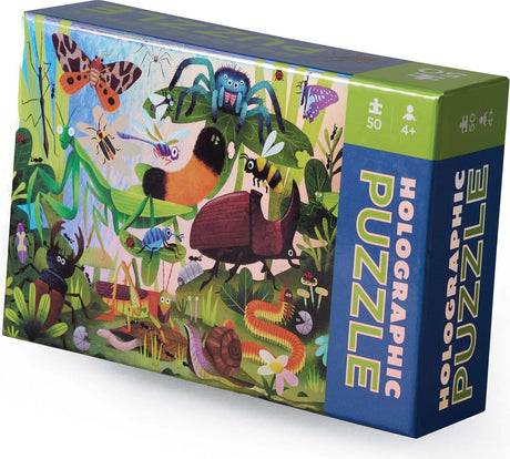 50 Pc Holographic - Backyard Bugs