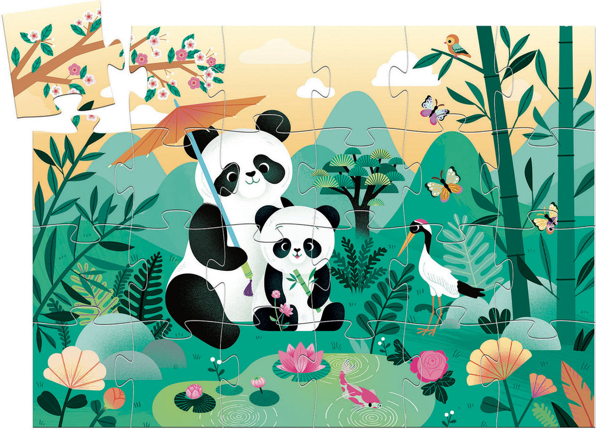 Leo The Panda 24pc Silhouette Jigsaw Puzzle