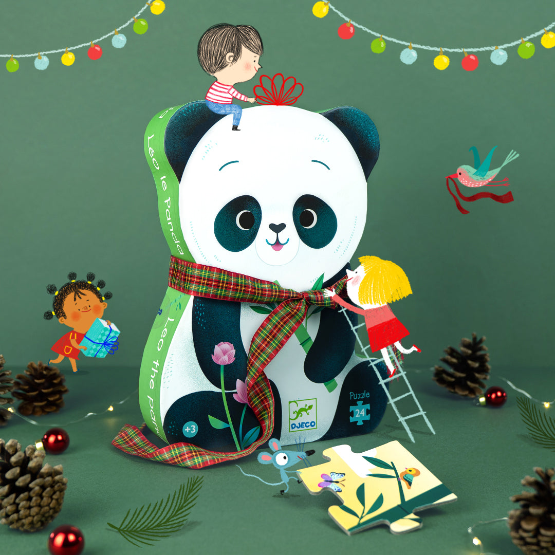Leo The Panda 24pc Silhouette Jigsaw Puzzle