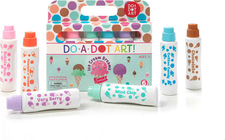 Ice Cream Dreams 6 Pack Scented Dot Markers