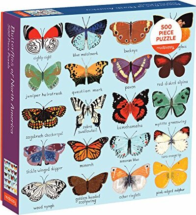 Butterflies of North America 500 Piece Family Puzzle