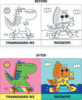 Rub-a-Dub Dinos! Color Magic Bath Book