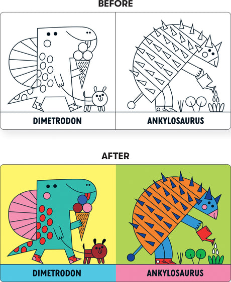 Rub-a-Dub Dinos! Color Magic Bath Book