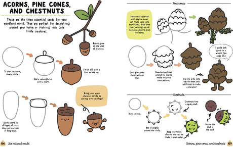 How to Draw Cute Woodland Friends