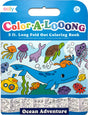 Color-A-Looong 5' Fold Out Kids Coloring Book - Ocean Adventure