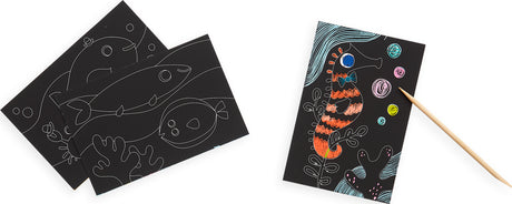 Mini Scratch Scribble Fish