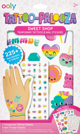 Tattoo-Palooza Temporary Tattoos & Nail Stickers - Sweet Shop