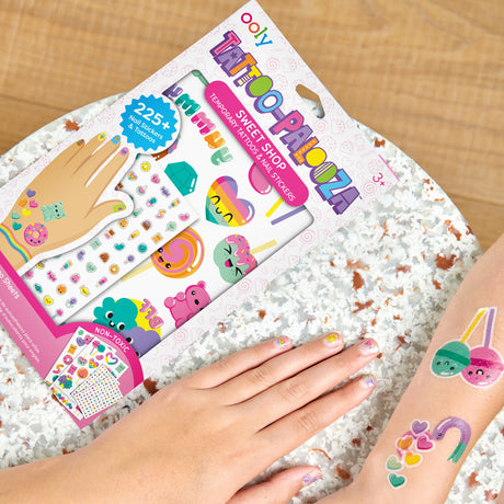 Tattoo-Palooza Temporary Tattoos & Nail Stickers - Sweet Shop