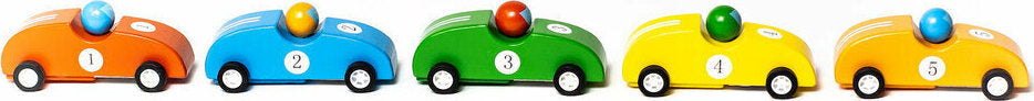 Wooden Pull Back Race Cars (assorted)